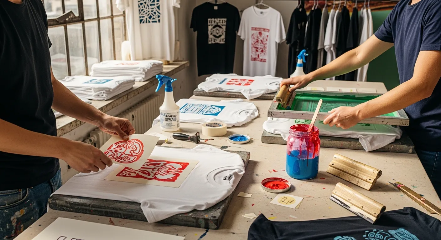 Bedrucken eines Shirts