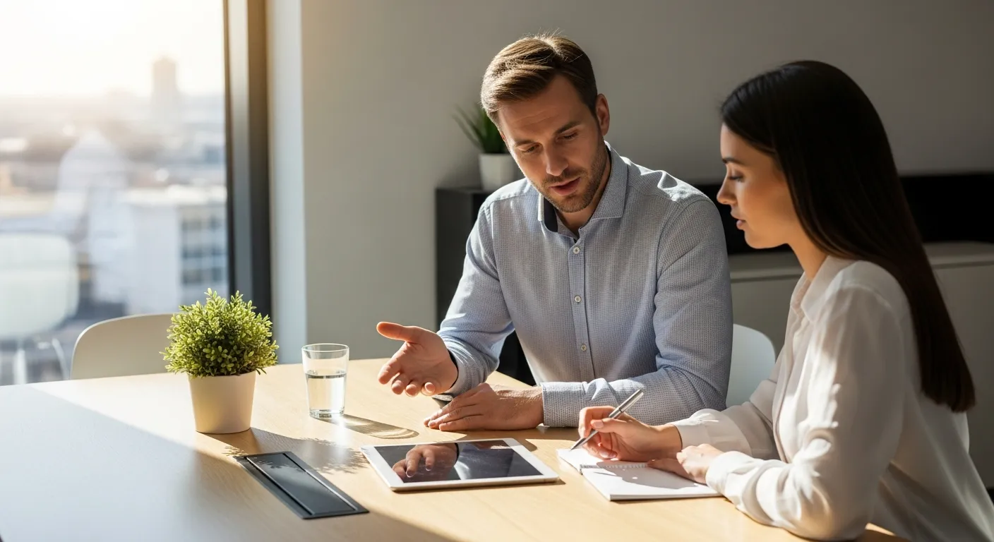 Beratung eines Finanzberaters