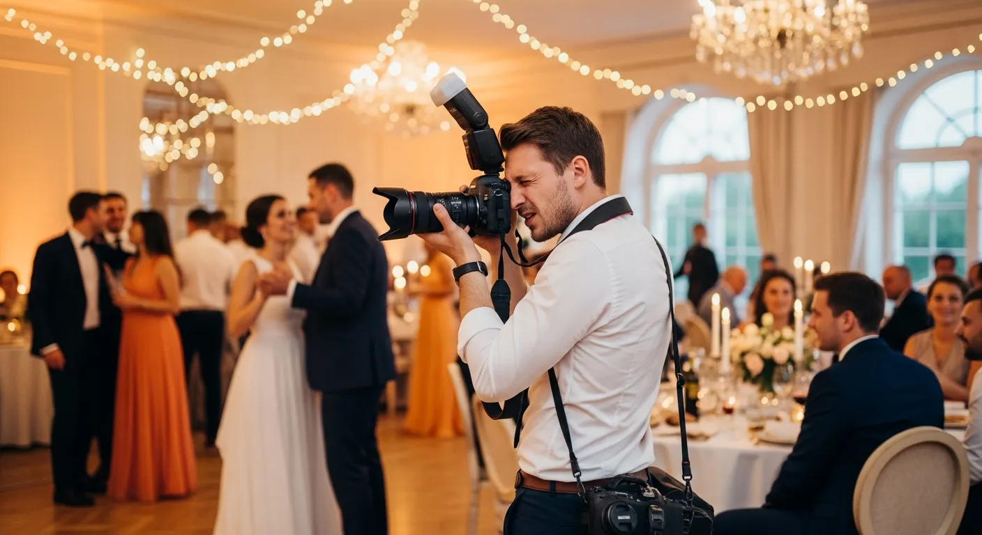 Fotograf bei Hochzeit