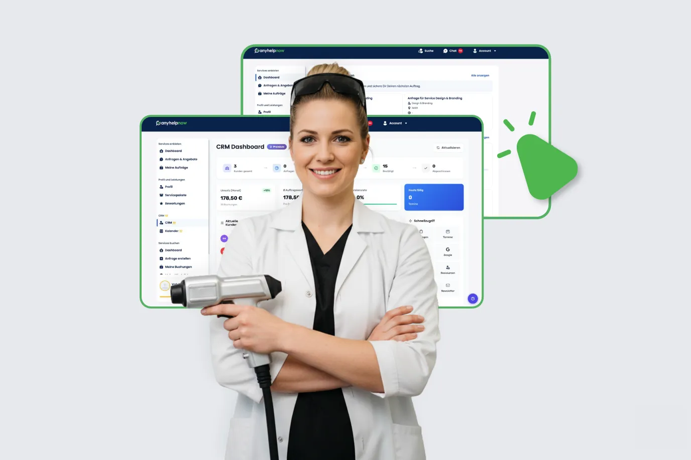Online Buchungssystem Laserinstitut – aktive Patientenkommunikation und E-Mail-Kampagnen digital verwalten
