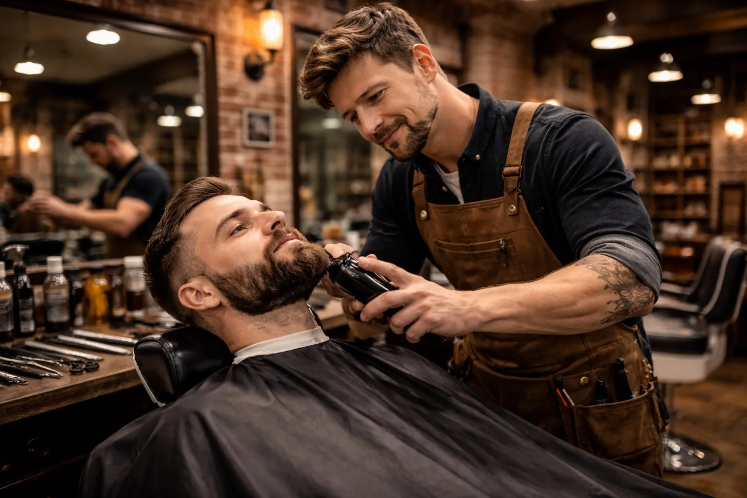 Rasur im Barbershop