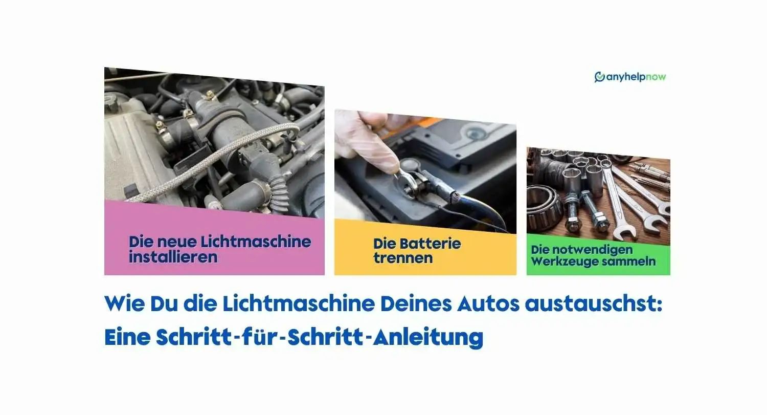 Wie Du die Lichtmaschine Deines Autos austauschst: Eine Schritt-für-Schritt-Anleitung