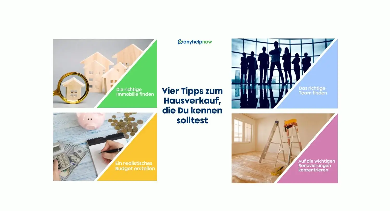Vier Tipps zum Hausverkauf, die Du kennen solltest