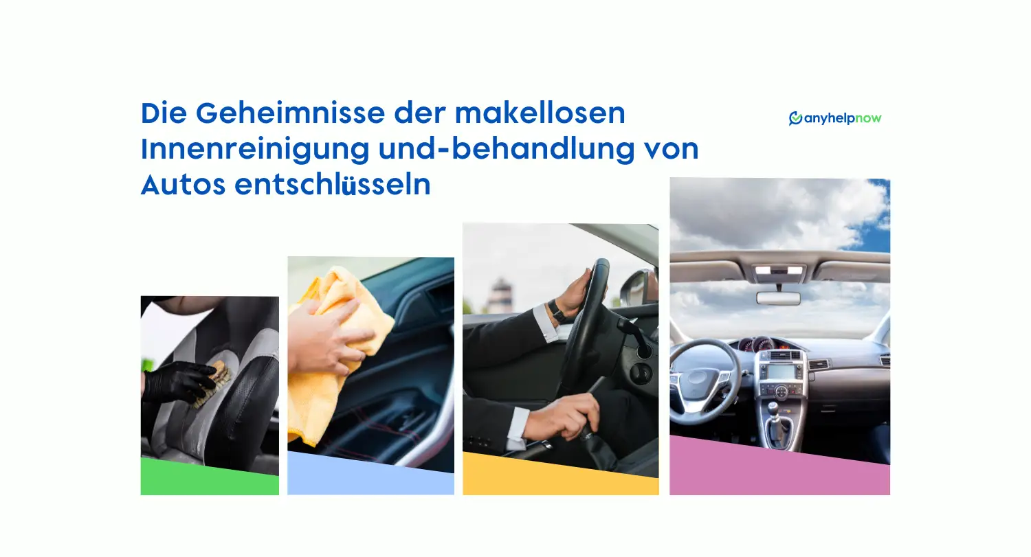 Die Geheimnisse der makellosen Innenreinigung und -behandlung von Autos entschlüsseln
