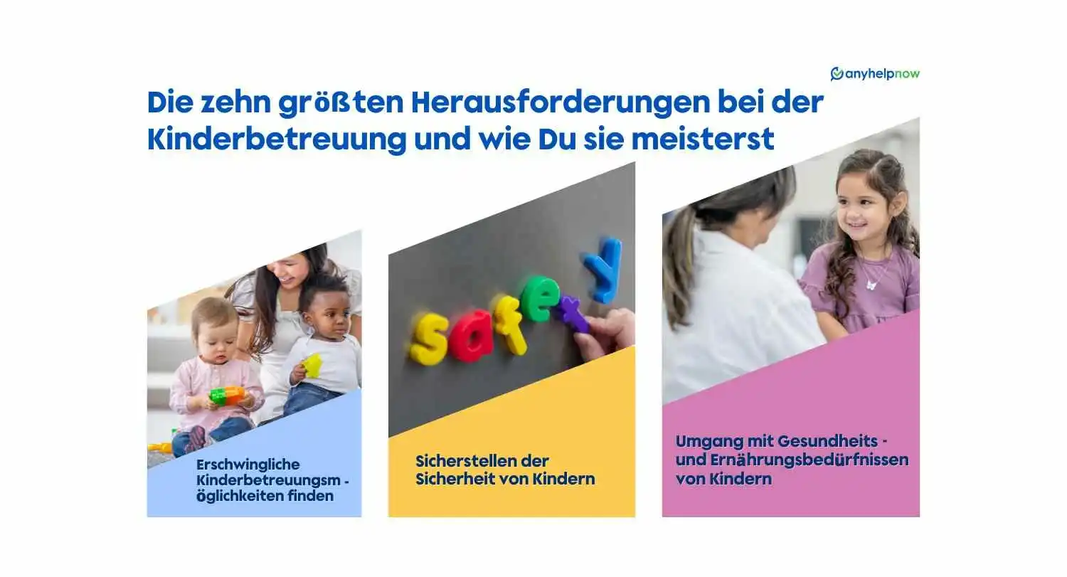 Die zehn größten Herausforderungen bei der Kinderbetreuung und wie Du sie meisterst