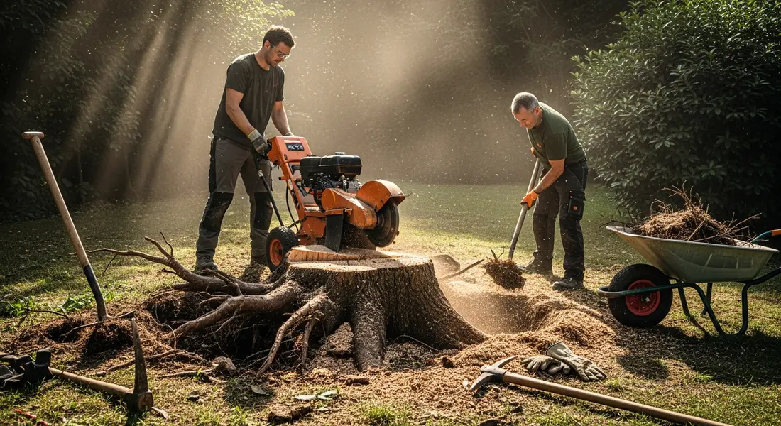 Baumstumpf Entfernen – Professionell & Wurzeltief