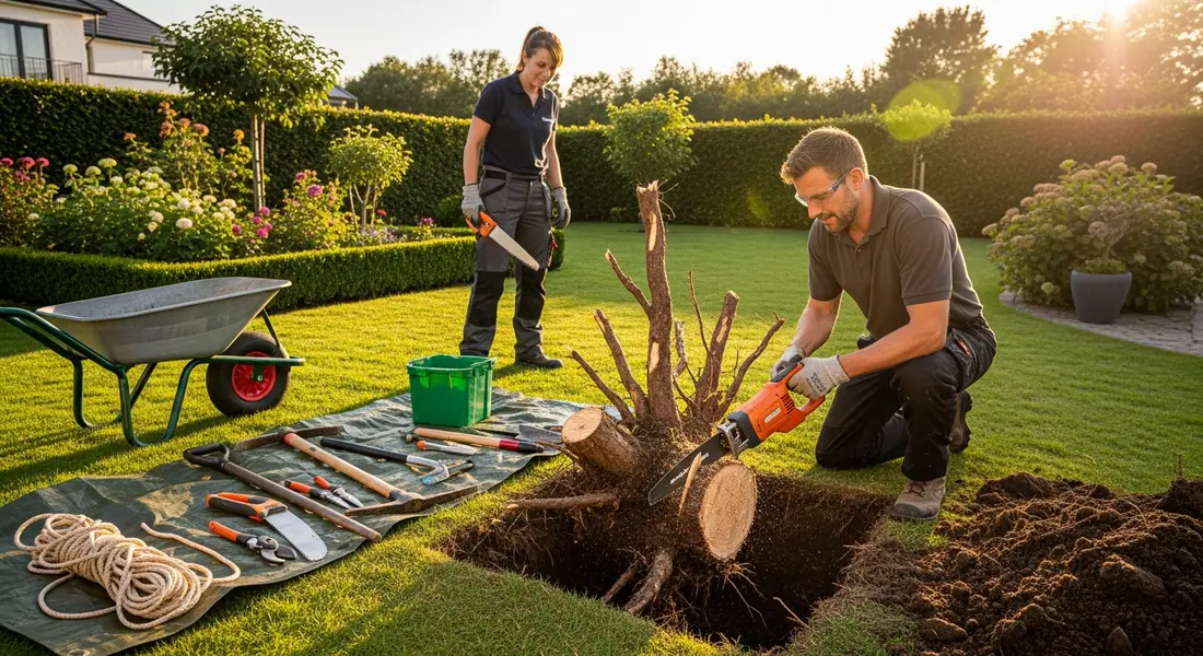 Baumwurzel entfernen – Professionelle Lösungen für Ihren Garten
