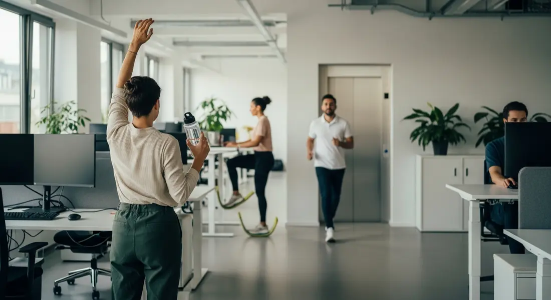 Bewegung im Büro – Fit und gesund trotz Schreibtischjob