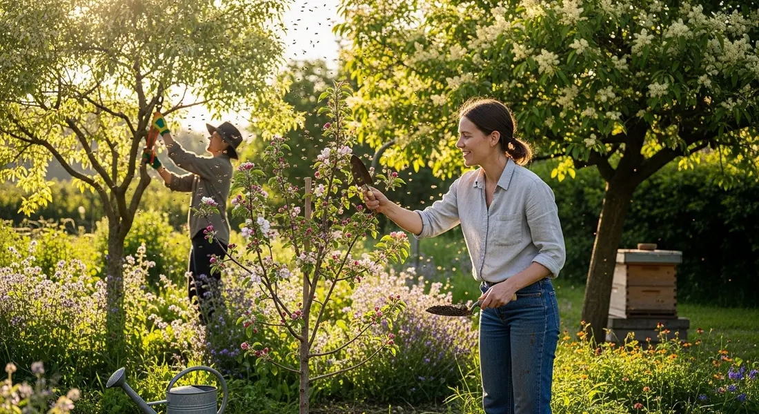 Bienenfreundliche Bäume – Nahrung für summende Gartenhelfer