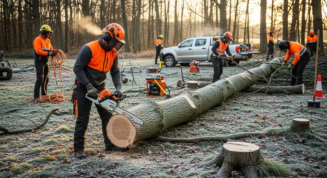Baumfällung im Herbst oder Winter? Der richtige Zeitpunkt im Jahresverlauf