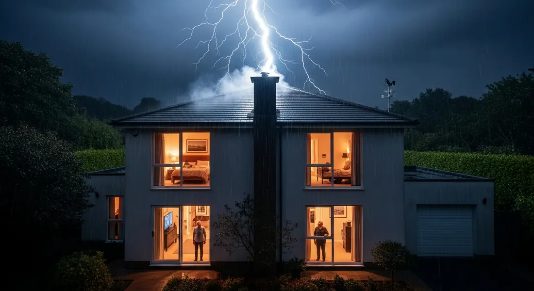 Blitzeinschlag im Haus: So schützen Sie Ihr Zuhause vor Schäden und Gefahren