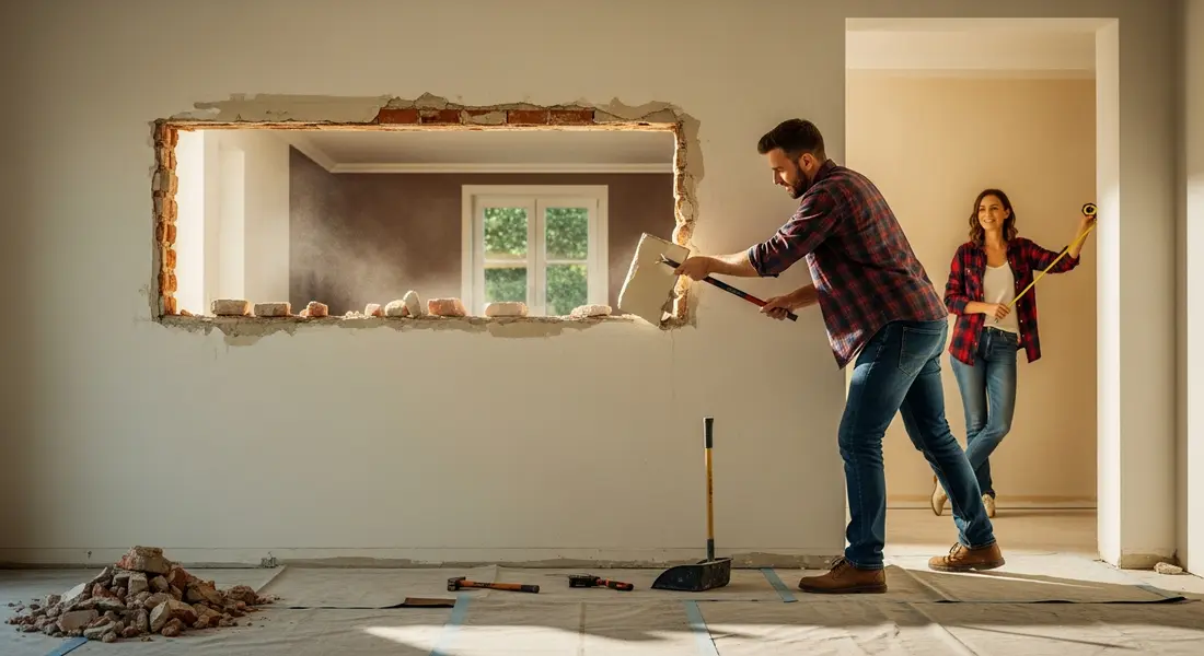 Wanddurchbruch – Räume öffnen und verbinden