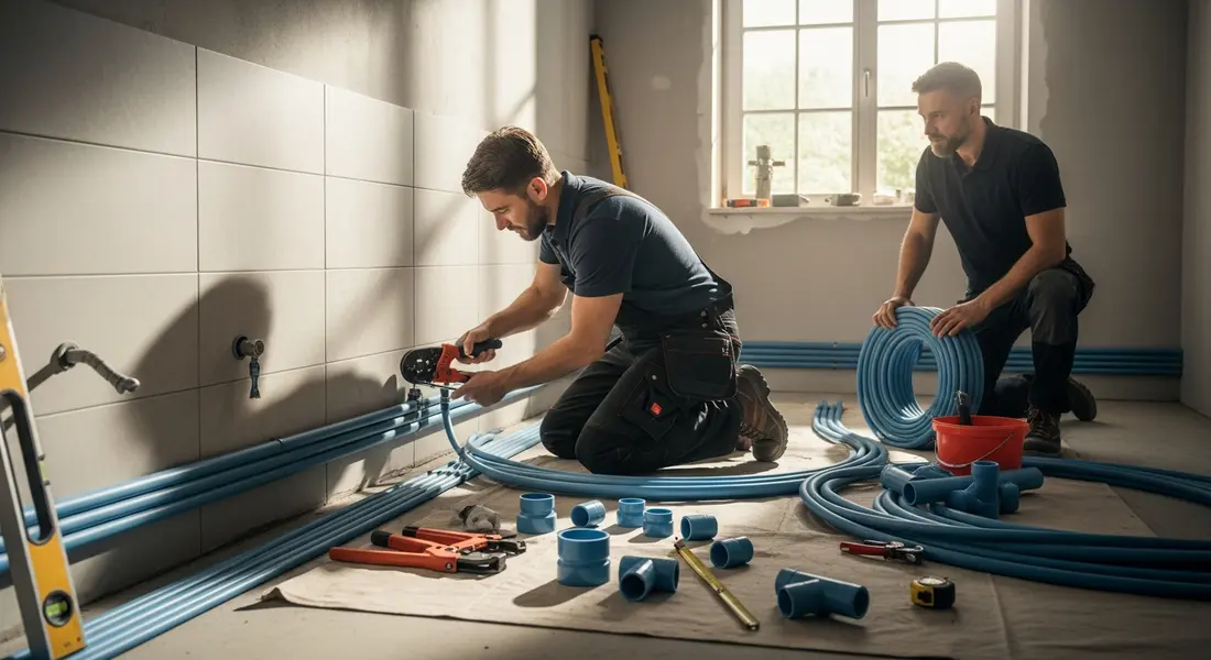 Wasserleitungen verlegen – Professionell & leckagefrei