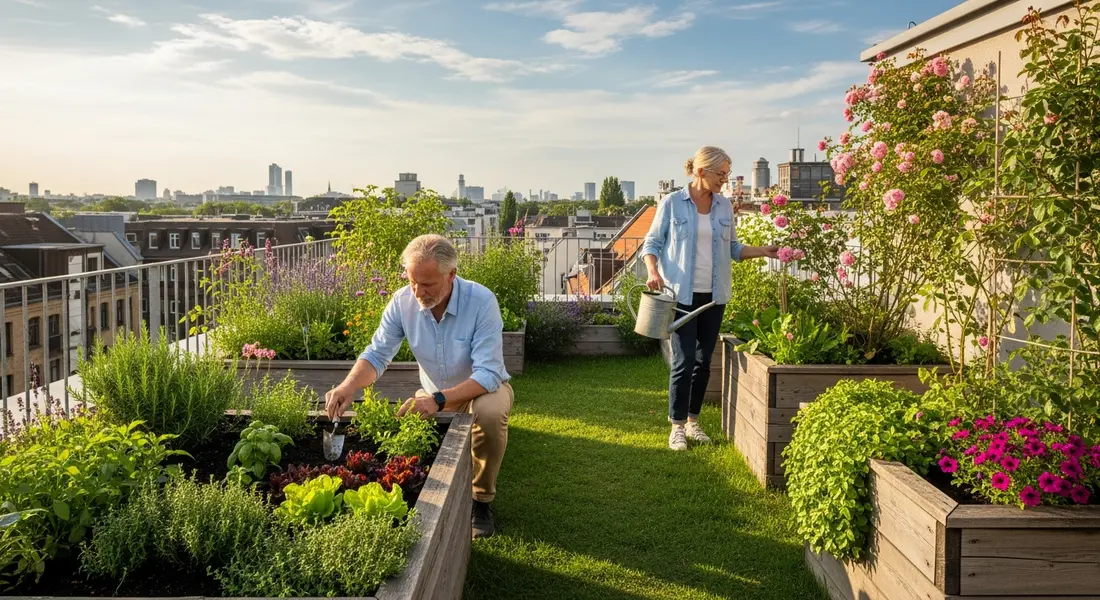 Dachgarten anlegen: Grüne Oase über den Dächern schaffen