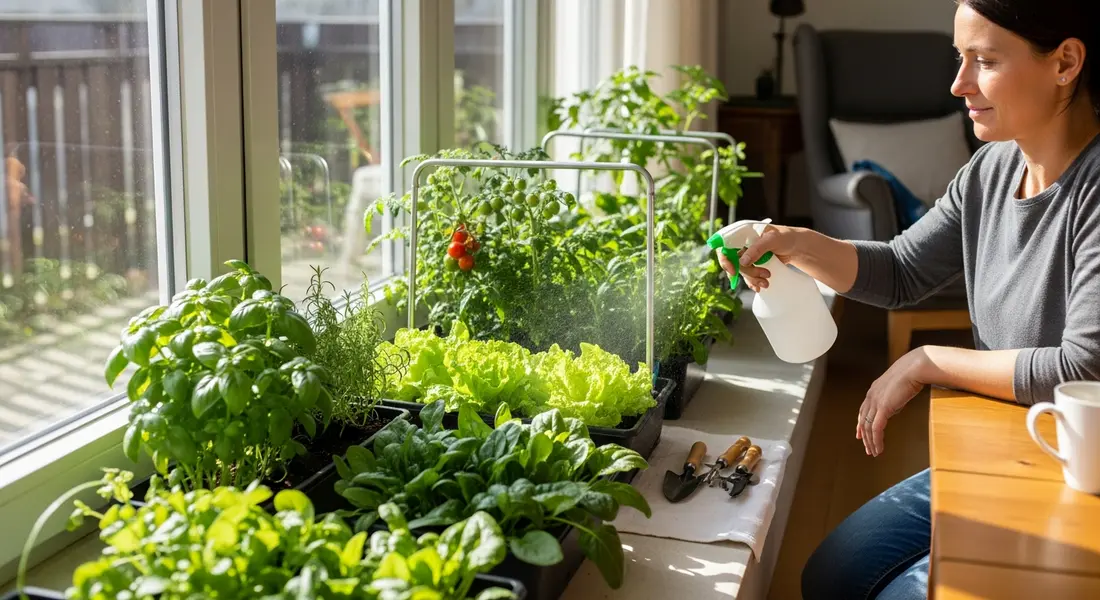 Frisches Gemüse das ganze Jahr: Indoor-Gemüsegarten clever anlegen