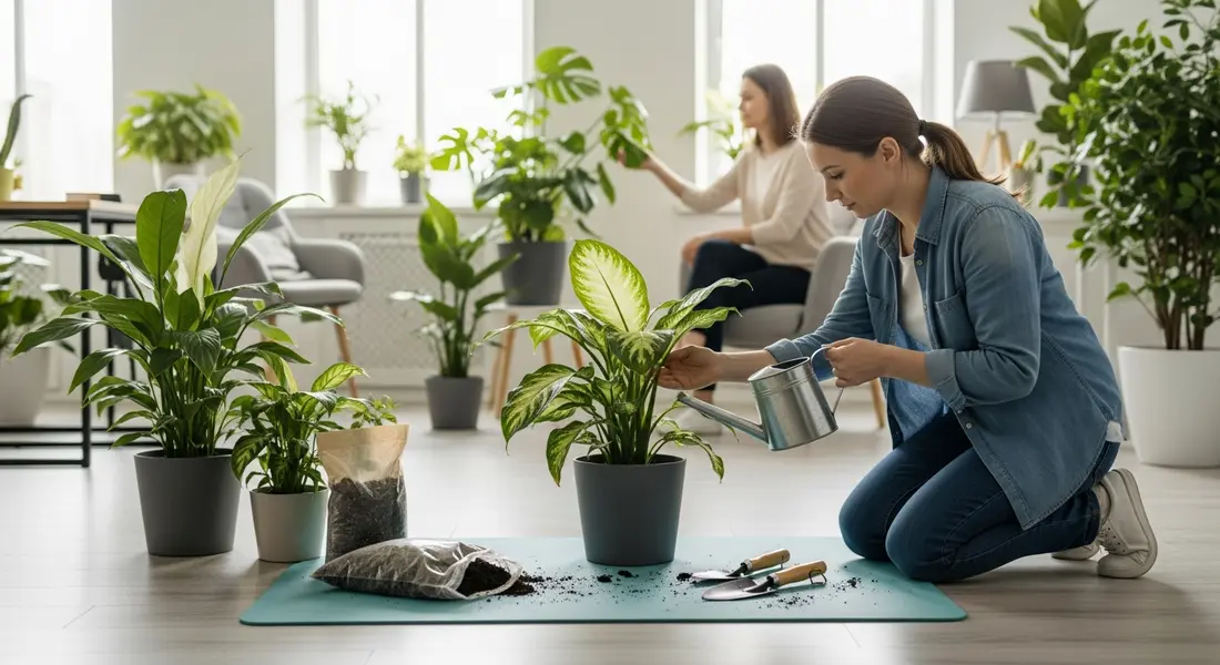 Pflanzenpflege leicht gemacht – Gesunde Pflanzen für Zuhause & Büro