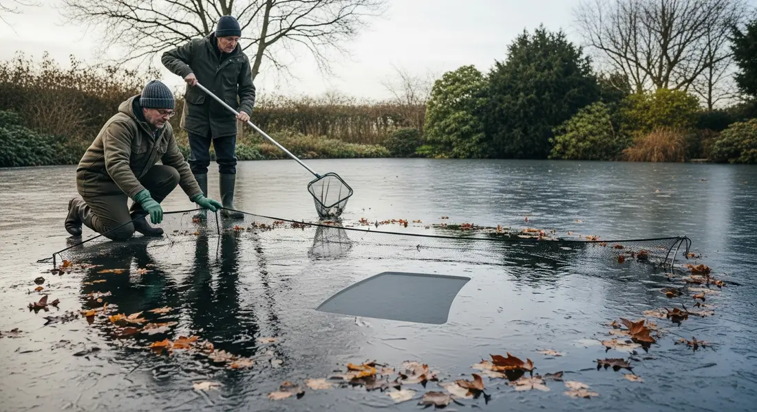 Teich winterfest machen – So übersteht Ihr Gartenteich den Winter unbeschadet