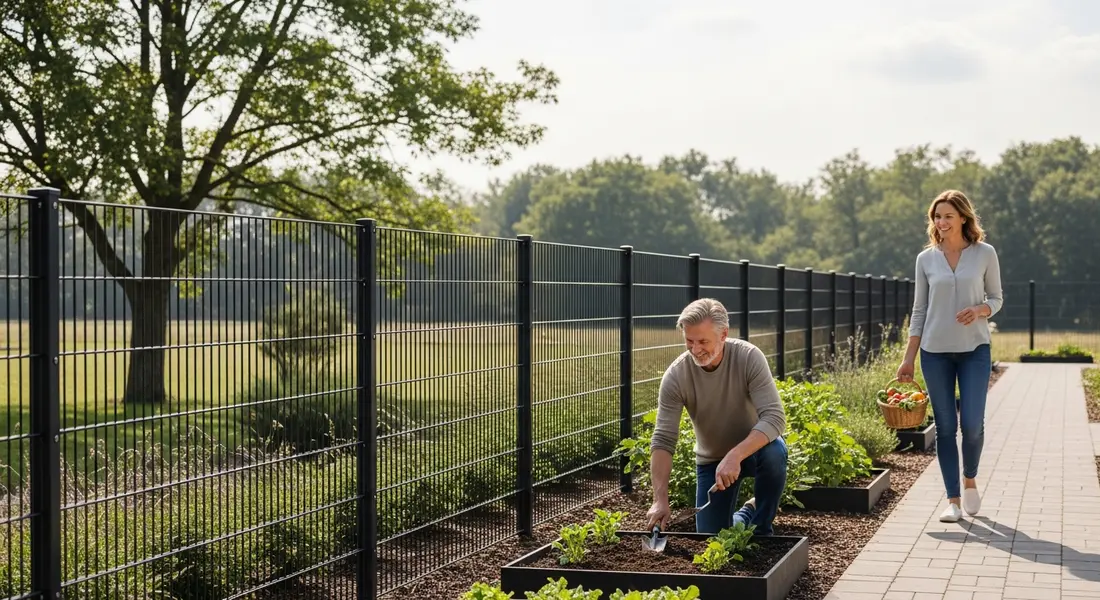 Doppelstabmattenzaun: Robust, langlebig und pflegeleicht – Der ideale Schutz für Ihr Grundstück