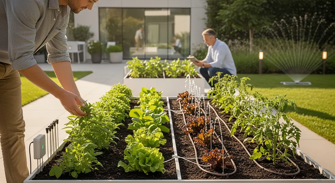 Smart Garden System – Intelligente Gartenpflege per App mit automatischer Bewässerung und Sensortechnologie