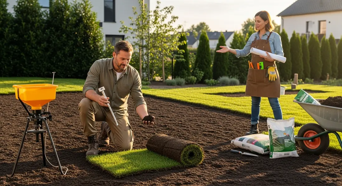 Rasen neu anlegen – Professionelle Hilfe für Ihren Traumrasen
