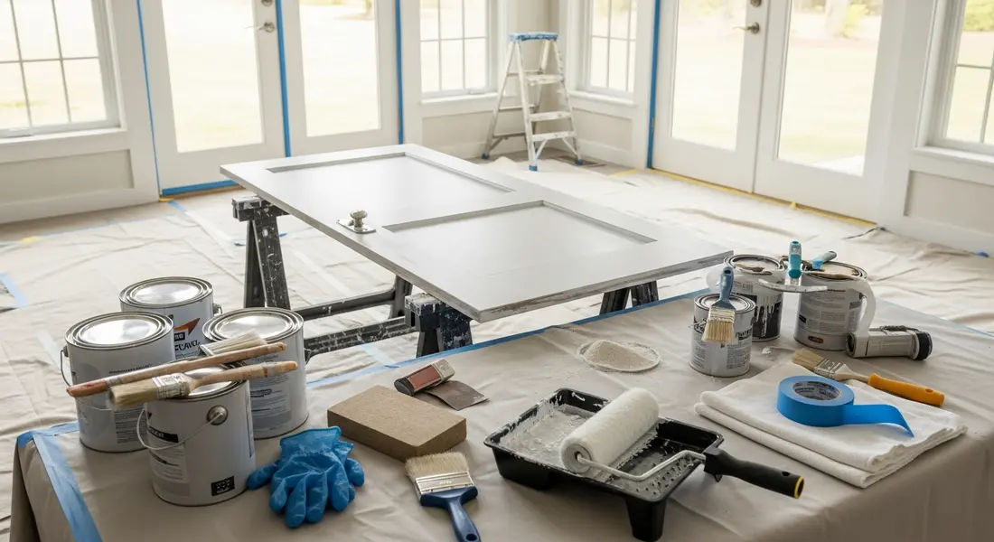 Tür lackieren lassen: Kosten & Preise im Überblick