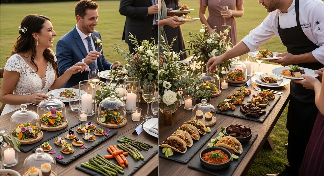 Hochzeitsessen Trends 2026: Die Beliebtesten Kulinarik-Ideen für Ihre Traumhochzeit