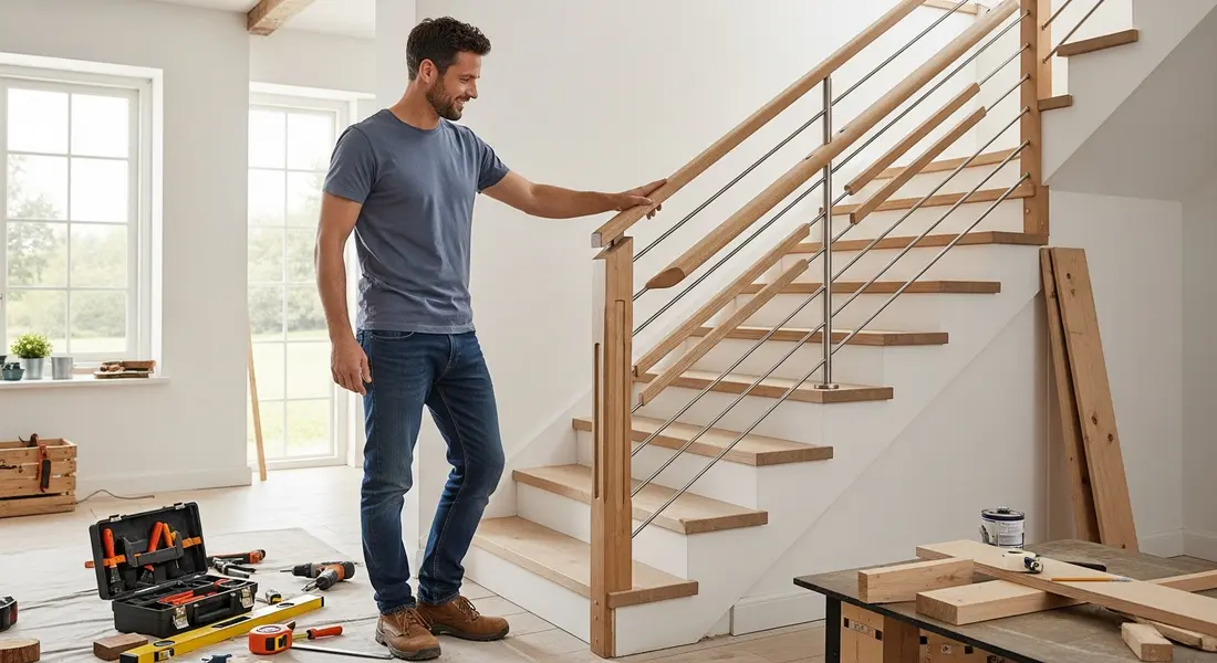 Treppengeländer innen selber bauen 2026 – So gelingt's sicher und günstig