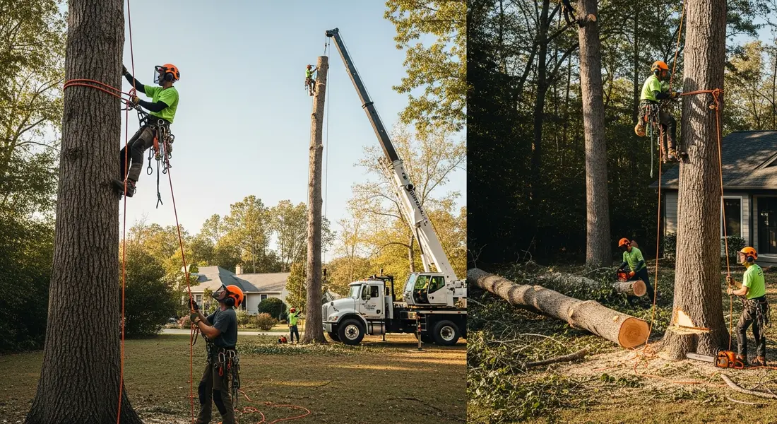 Baum fällen leicht gemacht – welche Methode passt zu Ihrem Projekt?