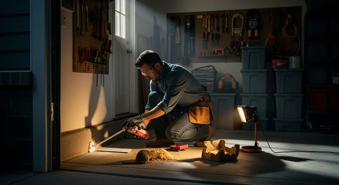 Lückenfüller im Einsatz: So hältst du Mäuse & Co. dauerhaft draußen