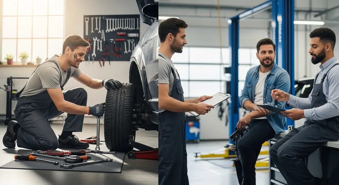 Selbst wechseln oder Werkstatt? So triffst du die richtige Entscheidung