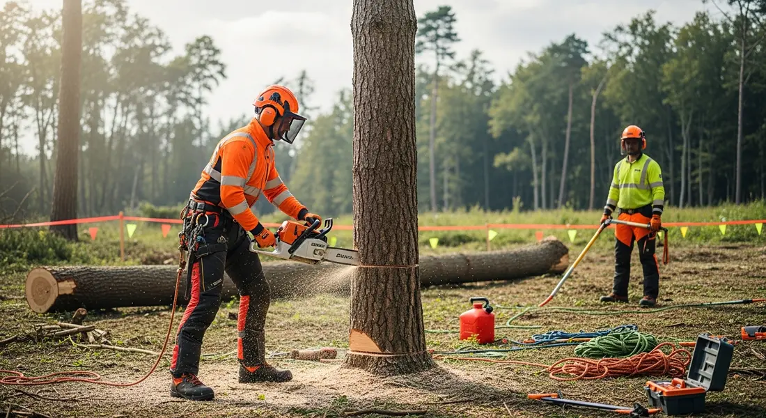Baum fällen – aber sicher: So schützen Sie sich vor den größten Gefahren