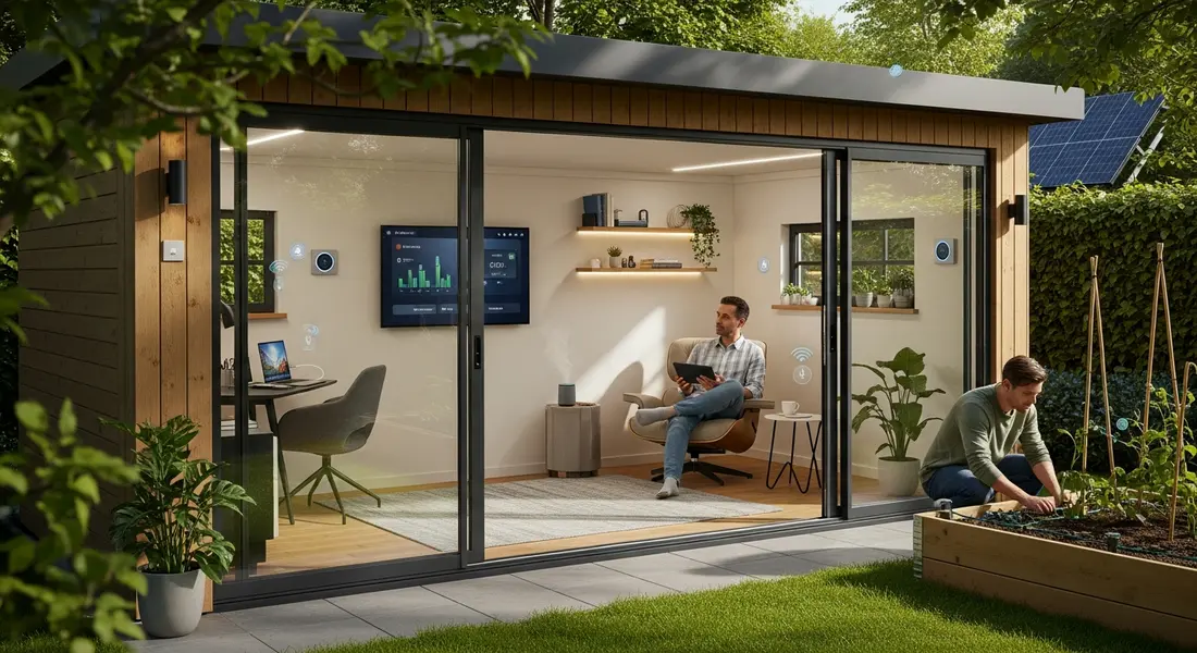 Gartenhütte smart ausstatten – So wird dein Gartenhaus zum intelligenten Rückzugsort