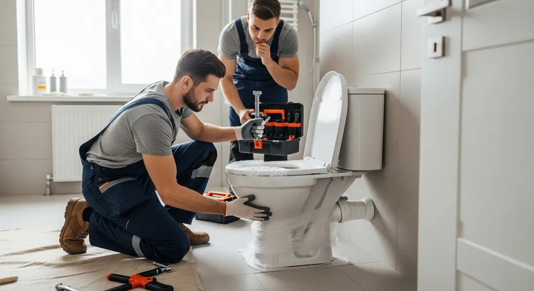 Toilette einbauen – Profis für saubere Sanitärinstallation finden