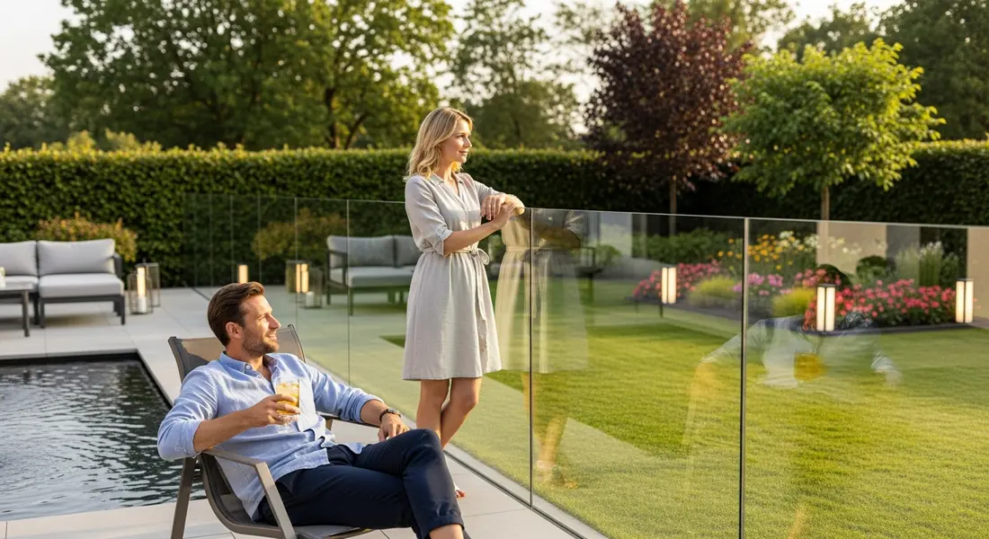 Glaszaun Garten: Elegante Transparenz für Ihr Außengelände