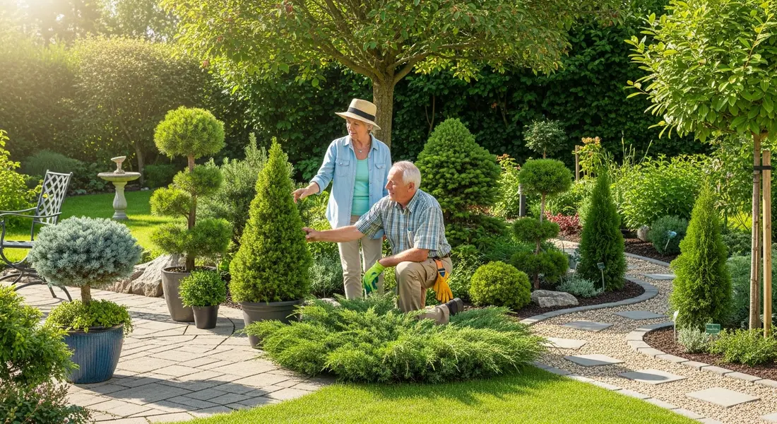Kleine Nadelbäume im Garten: Kompakte Schönheiten für jede Fläche