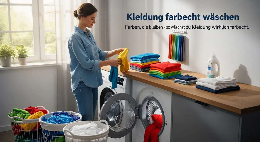 Farben, die bleiben – so wäschst du Kleidung wirklich farbecht