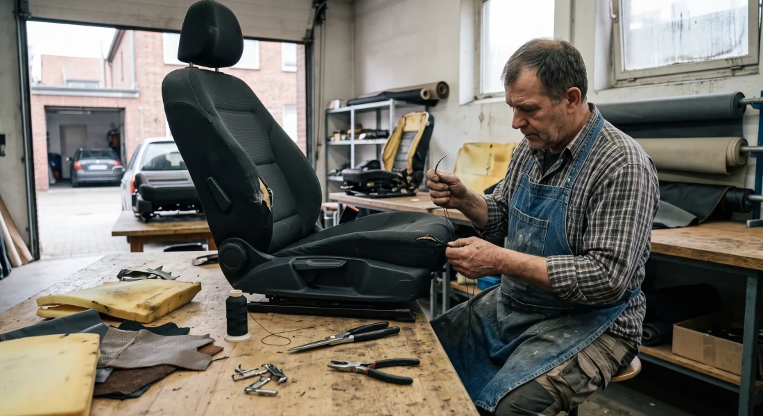 Autositz reparieren: Kosten, Methoden und der Fehler, den fast alle machen
