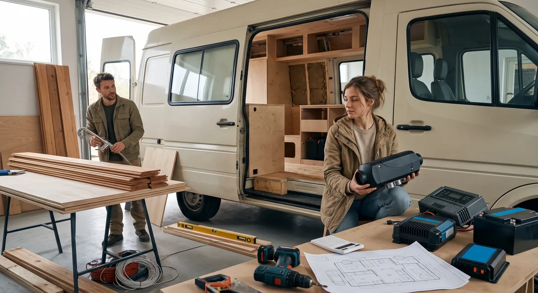Camperausbau Kosten: Was Dich der Weg zum eigenen Wohnmobil wirklich kostet