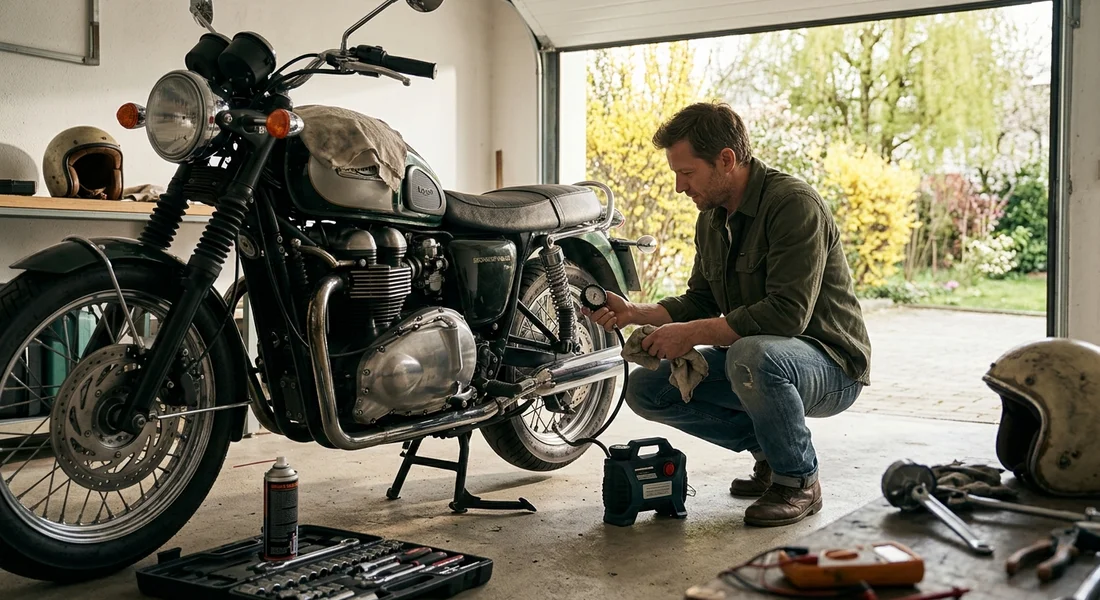 Motorrad Frühjahrscheck: Deine Checkliste für den sicheren Saisonstart