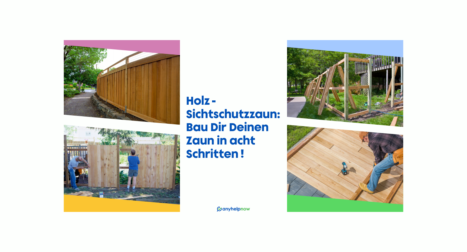 Holz-Sichtschutzzaun: Bau Dir Deinen Zaun in acht Schritten!