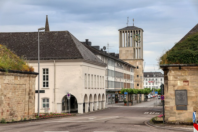 Foto von der saarländischen Stadt Saarlouis